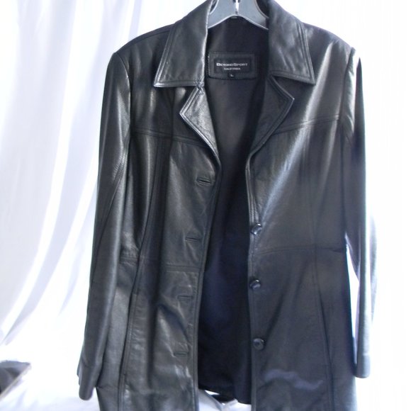 Leather Dress Jacket - Women's L - Picture 1 of 13